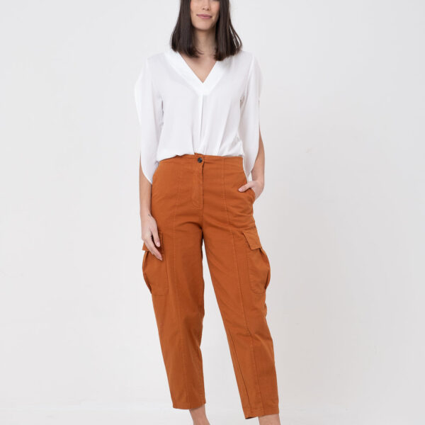 PANTALONE RISSKIO RUSLAN IN COTONE TASCONATO – Alfieri Sport